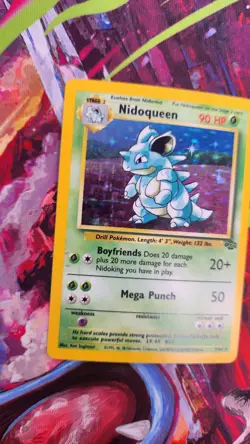 Pokemon TCG Nidoqueen Jungle 7/64 Holo Unlimited Holo Rare - Image 4
