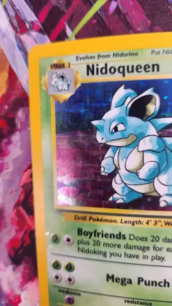 Pokemon TCG Nidoqueen Jungle 7/64 Holo Unlimited Holo Rare - Image 5