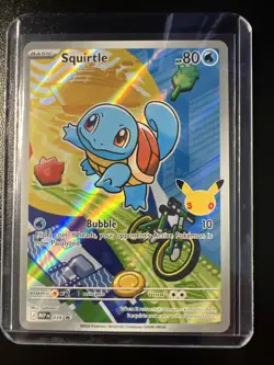 Pokemon Squirtle MEP 039 First Partner Illustration Rare Promo 30th Anniversary - Image 1