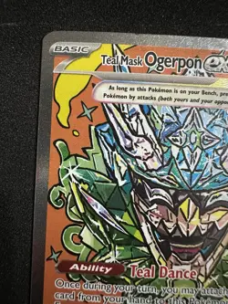 Teal Mask Ogerpon EX Full Art SIR 145/131 Pokemon - Prismatic Evolutions - Image 2