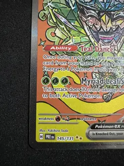 Teal Mask Ogerpon EX Full Art SIR 145/131 Pokemon - Prismatic Evolutions - Image 5