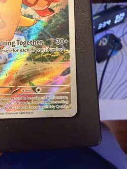 Pokemon Pikachu Promo Full Art Holo Card SVP Black Star 027 Scarlet & Violet - Image 3