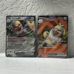 Pokemon XY Phantom Forces Slaking EX Foil 2 Card Lot English Standard - Image 1