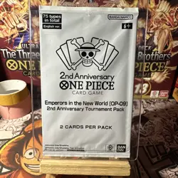 2ND ANNIVERSARY TOURNAMENT ONE PIECE CARD GAME ENGLISH Sealed Pack - Image 1