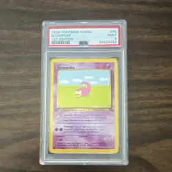Pokemon Fossil Slowpoke 1st Edition PSA 9 1999 Regular #55/62 English - Image 1
