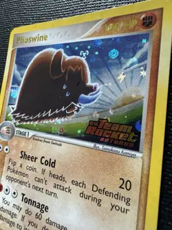 Pokemon TCG Piloswine 13/109 EX Team Rocket Returns Reverse Holo STAMPED Rare - Image 2