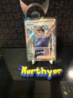 Amarys 132/131 Pokemon TCG Prismatic Evolutions Full Art Holo Trainer NM - Image 1