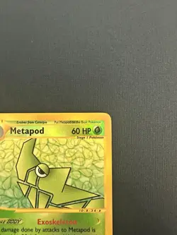 Pokemon TCG Metapod Reverse Holo Card #87/165 Expedition E-Reader Series NM - Image 2