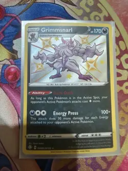 Grimmsnarl SV085/SV122 - Pokemon Shining Fates Sword Shield Shiny Rare Card NM - Image 1