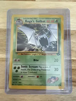 Pokemon TCG Koga's Golbat Gym Challenge 46/132 Unlimited LP - Image 1