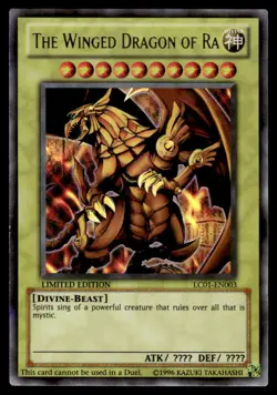 Yu-Gi-Oh TCG #LC01-EN003 The Winged Dragon of Ra Ultra Rare,Limited - Image 1