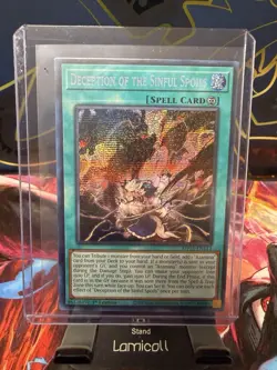 Yugioh! Deception of the Sinful Spoils MP25-EN113 2025 1st Edition NM - Image 1