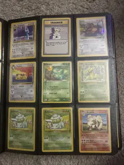 Vintage Pokemon Card Lot 320 CARDS (Binder Not Included) - Image 1