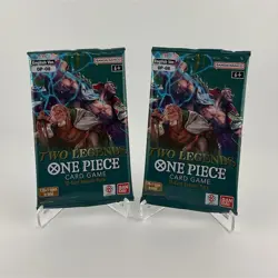 Bandai New One Piece Card Game Two Legends OP-08 Booster 2 Packs English - Image 1