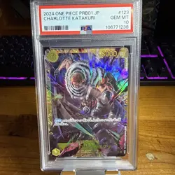CHARLOTTE KATAKURI OP03-123 SEC ONE PIECE CARD JAPANESE PSA 10 - Image 1