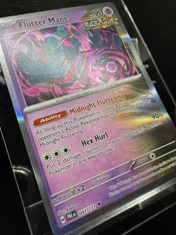 Flutter Mane Holo 043/131 Prismatic Evolutions Pokemon Card NM/Mint - Image 2
