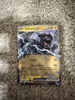 Pokemon TCG Zekrom EX Black Bolt NM Condition, English Card 034/086 - Image 1