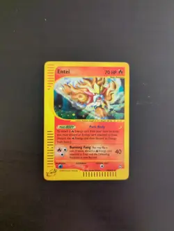 Entei - H8/H32 - Pokemon Aquapolis Holo Rare Card Singles - Image 1