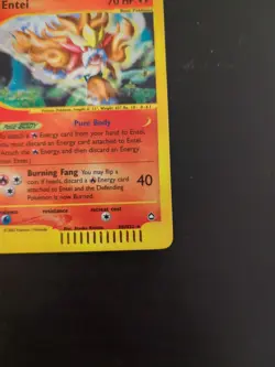 Entei - H8/H32 - Pokemon Aquapolis Holo Rare Card Singles - Image 4