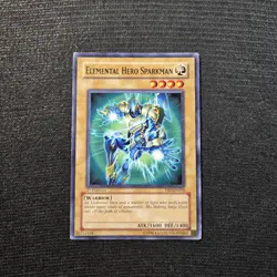 Yu-Gi-Oh! 1st Edition Elemental Hero Sparkman Common Card YSD-ENO10 - Image 1