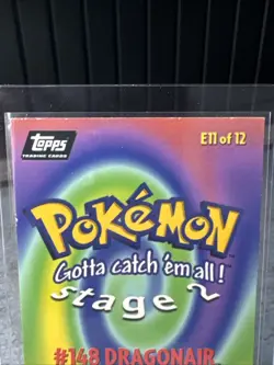 Dragonair #E148 - 1999 Topps Pokemon Movie - Pokemon Card TCG Vintage MP/LP Rare - Image 4