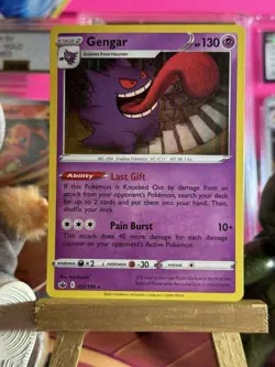 Gengar - 057/198 - Pokemon Chilling Reign Sword & Shield Holo Rare Card NM - Image 3