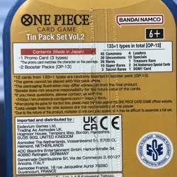 One Piece Card Game Tin Pack Vol 2 Sabo TS-02 SEALED English OP-13 Packs - Image 3