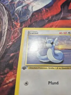 Pokemon Card - Dratini German 1st Edition Base Set 26/102 Uncommon LP - Image 4