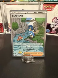 Pokemon TCG Lana's Aid Twilight Masquerade Holo Card 219/167 Full Art - Image 1