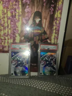 Los Angeles Dodgers One Piece Monkey D Luffy Leader Promo Card Psa 10 - Image 2