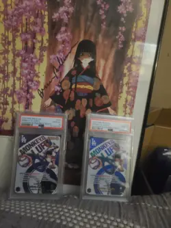 Los Angeles Dodgers One Piece Monkey D Luffy Leader Promo Card Psa 10 - Image 3