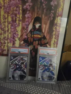 Los Angeles Dodgers One Piece Monkey D Luffy Leader Promo Card Psa 10 - Image 4