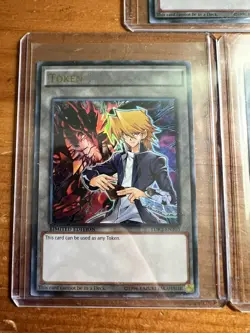 Yami + Kaiba + Joey 3 Card ULTRA HOLO Rare Token Set LDK2-ENT Yu-Gi-Oh! ￼ - Image 4