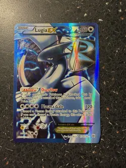Pokemon Lugia EX 134/135 Plasma Storm Full Art Card 2012 - Image 1