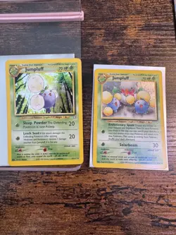 Pokemon Jumpluff 7/111 Neo Genesis Holo & Jumpluff 9/64 Holo Rare Card Lot 2000 - Image 1