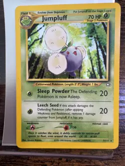 Pokemon Jumpluff 7/111 Neo Genesis Holo & Jumpluff 9/64 Holo Rare Card Lot 2000 - Image 3