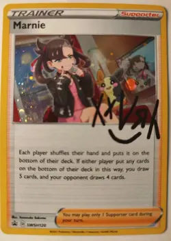 Marnie SWSH120 Sword & Shield Black Star Promo Pokemon Card - Image 3