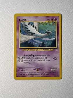 Lugia 20/64 Neo Revelation 2001 Non-Holo Rare Card LP - Image 1