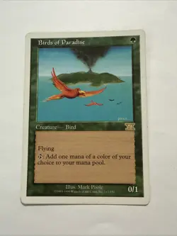 Birds of Paradise Classic MTG Core Set 6th Edition Regular - Image 1