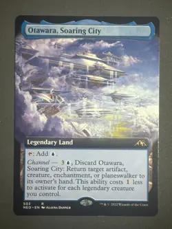 MTG - Otawara, Soaring City - Extended Art - Kamigawa: Neon Dynasty #503 - Image 1
