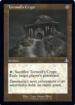 Tormod's Crypt (Retro Frame) - Dominaria Remastered - Magic MTG NM - Image 1