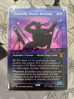 MTG Donatello, Mutant Mechanic - Borderless - Ninja Turtles #216 Mythic Magic - Image 1