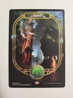 Mtg Forest (Full Art) Unsanctioned Nonfoil - Image 1