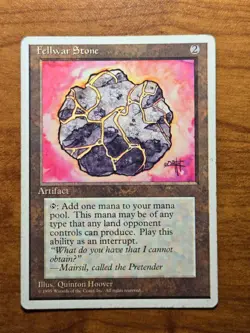 MTG Fourth Edition - Fellwar Stone- 4ED 319 - MP - Image 1
