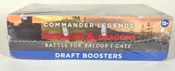 MTG – Baldur’s Gate Draft Box | Sealed | Magic the Gathering | Commander Legends - Image 1