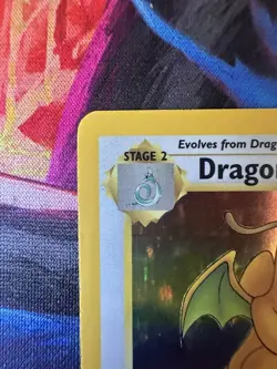 Pokemon Fossil Holo DRAGONITE 4/62 1st EDITION - Image 3