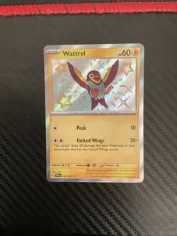Wattrel 145/091 Shiny Rare SV: Paldean Fates Pokemon TCG NM - Image 1