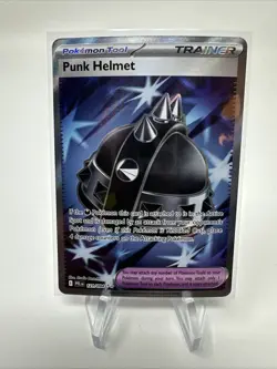 Pokemon Punk Helmet Me02: Phantasmal Flames 121/094 Ultra Rare Holo Foil Card - Image 1