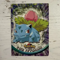 Topps TV Animation Edition Pokemon Card, #02 Ivysaur - Image 1