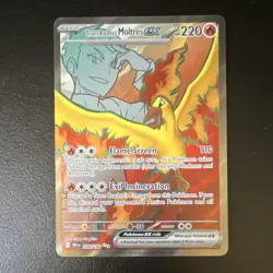 Pokemon Team Rocket's Moltres ex Sv10 Destined Rivals 208/182 Ultra Rare Holo - Image 1